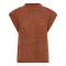Co'couture Strik - RainaCC Knit Vest - Cognac
