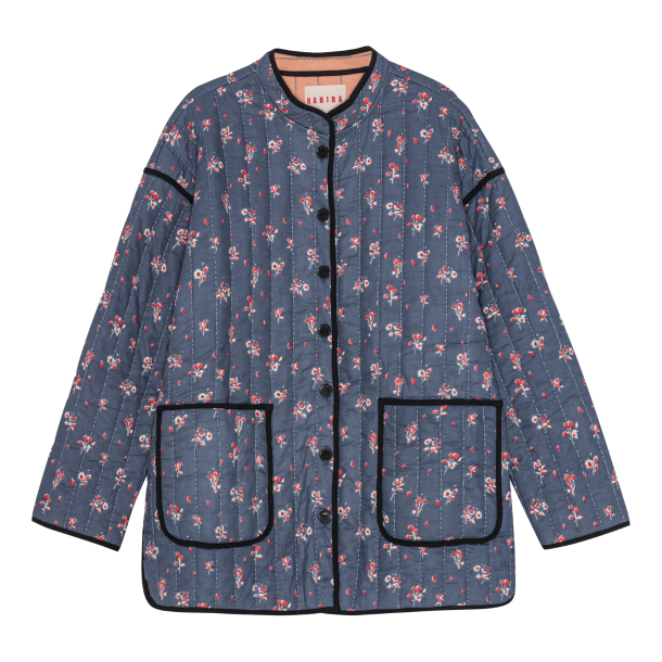 Habiba Jakke - Rebecca Quilted Coat - Sapphire