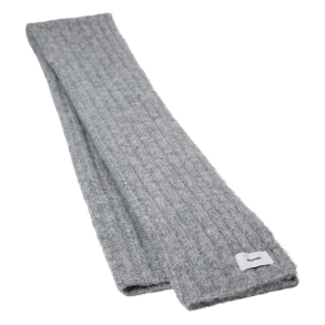 Nümph Trklde - NuRegatta Knitted Scarf - Medium Grey Melange