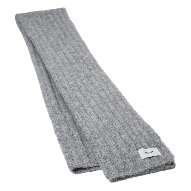 Nmph Trklde - NuRegatta Knitted Scarf - Medium Grey Melange