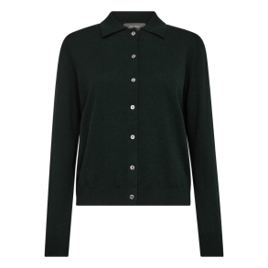 Mos Mosh Strik - MMRelena Flip Knit Cardigan - Scarab