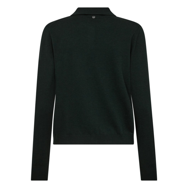 Mos Mosh Strik - MMRelena Flip Knit Cardigan - Scarab