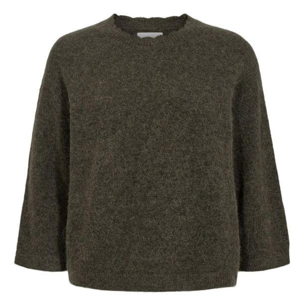 Nümph Strik - NuRiette Selma Pullover - Grape Leaf