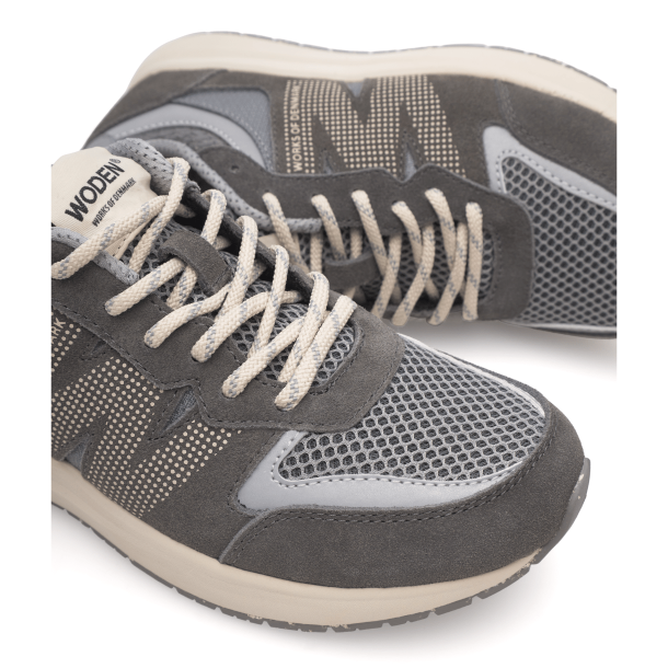 Woden Sneakers - Rigmor Open Mesh - Dark Grey