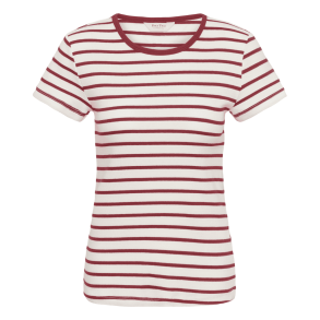 Part Two Bluse - RochellePW T-Shirt - Burnt Russet Stripe