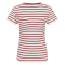 Part Two Bluse - RochellePW T-Shirt - Burnt Russet Stripe