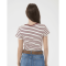 Part Two Bluse - RochellePW T-Shirt - Burnt Russet Stripe