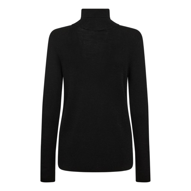 Mos Mosh Strik - MMBouch Roll Neck Knit - Black