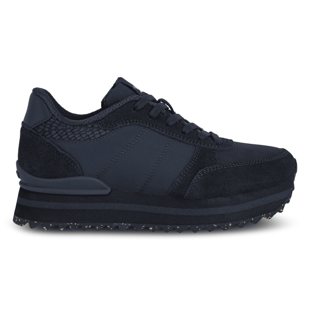 Woden Sneakers - Ronja Plateau - Dark Navy Multi