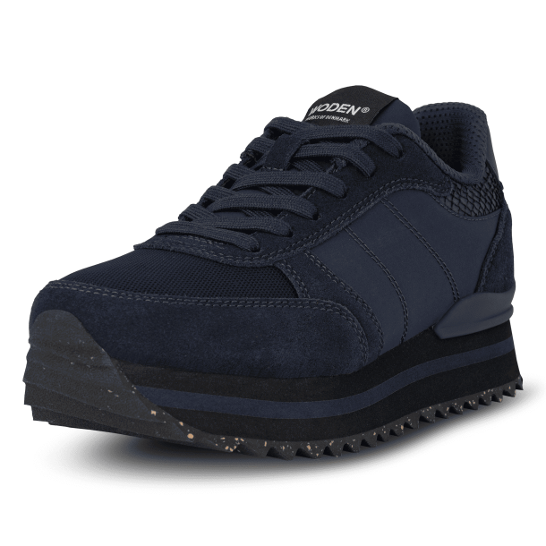 Woden Sneakers - Ronja Plateau - Dark Navy Multi