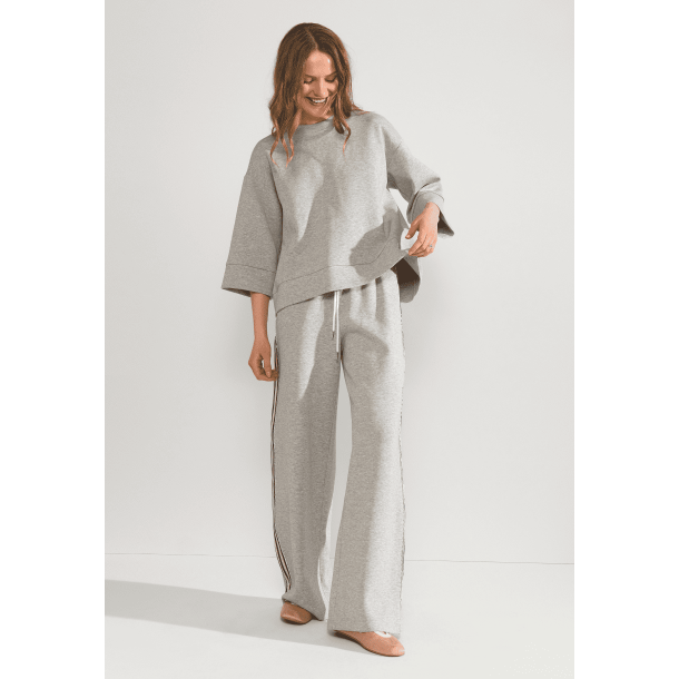 N�mph Sweatshirt - NuNathalie Sweat - Medium Grey Melange