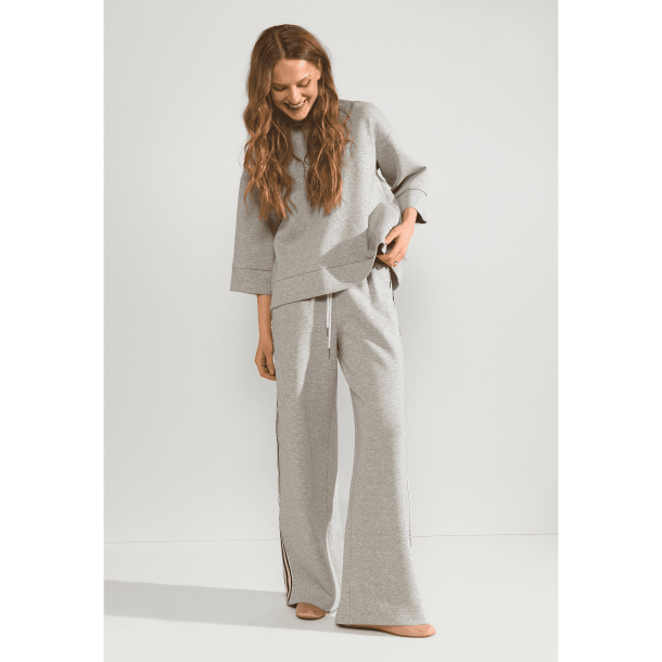 N�mph Sweatshirt - NuNathalie Sweat - Medium Grey Melange
