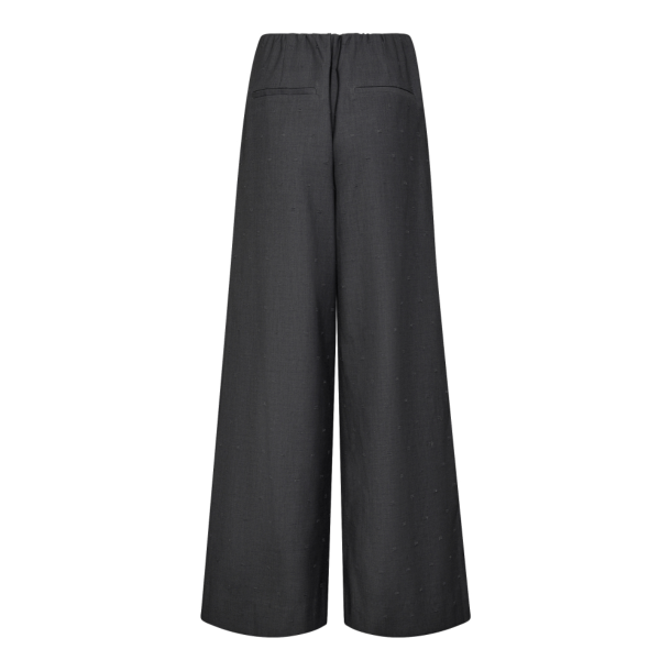 Co'couture Bukser - SagaCC Pleat Pant - Mid Grey