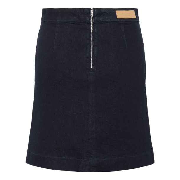 Part Two Nederdel - SaigePW Skirt - Rinse Blue Denim 