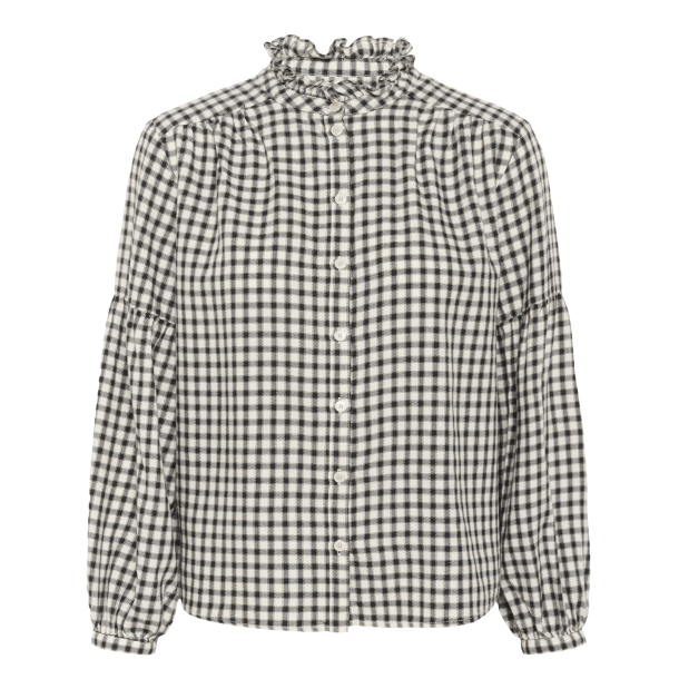 Part Two Skjorte - SamillaPW Shirt - Dark Navy Mini Check