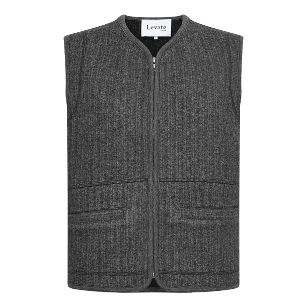 Levet� Room Vest - LR-Sannie 2 - Dark Grey Melange