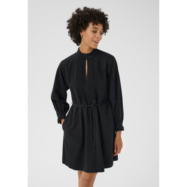 Part Two Kjole - SarinePW Dress - Washed Black Denim