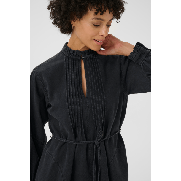 Part Two Kjole - SarinePW Dress - Washed Black Denim