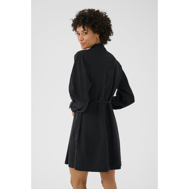 Part Two Kjole - SarinePW Dress - Washed Black Denim