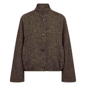 Co'couture Jakke - SachaCC Balloon Jacket - Dark Brown