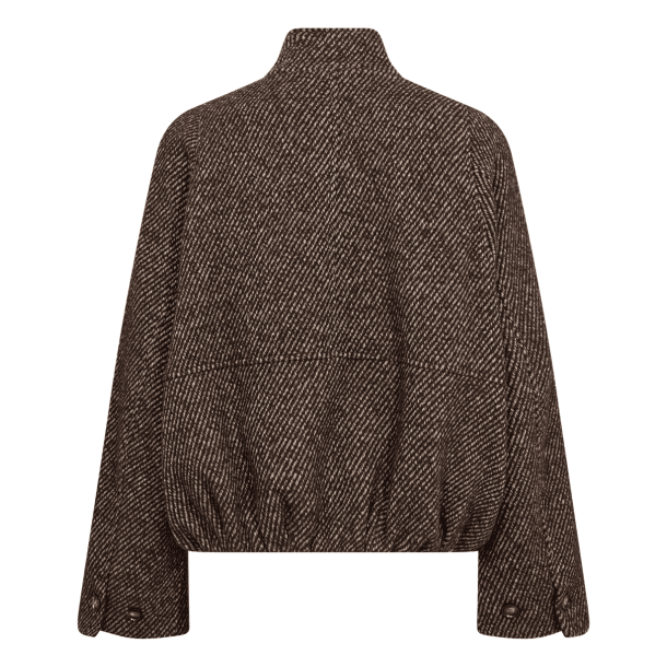 Co'couture Jakke - SachaCC Balloon Jacket - Dark Brown
