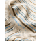 Becks�ndergaard T�rkl�de - Scallopia Striped Sia Scarf - Birch White