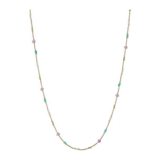 Pernille Corydon Halskde - Sea Colour Necklace - Forgyldt 