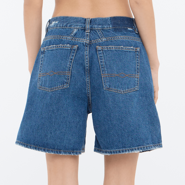 Ball Shorts - BaSerre Denim Shorts - Medium Blue Wash