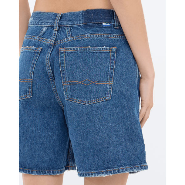 Ball Shorts - BaSerre Denim Shorts - Medium Blue Wash