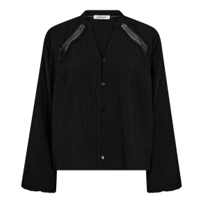 Co'couture Skjorte - ShinaCC Lace Shirt - Black