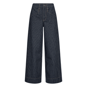 Co'couture Bukser - SiggaCC Stripe Pant - Denim Blue