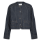 Co'couture Jakke - SiggaCC Stripe Jacket - Denim Blue