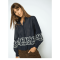 Mos Mosh Skjorte - MMSilca Lino Shirt - Salute Navy