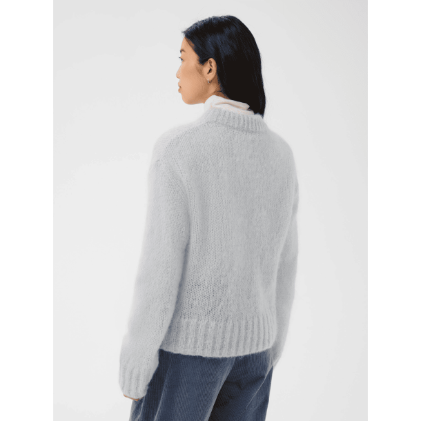 Part Two Strik - SillePW Pullover - Gray Dawn