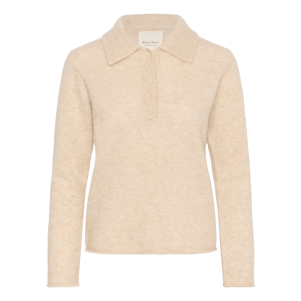 Part Two Strik - SilyaPW Pullover - French Oak Melange