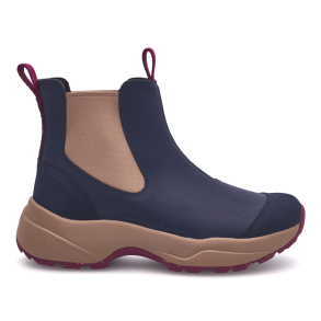 Woden Gummistvler - Siri Waterproof - Dark Navy/Taupe