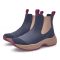 Woden Gummistvler - Siri Waterproof - Dark Navy/Taupe