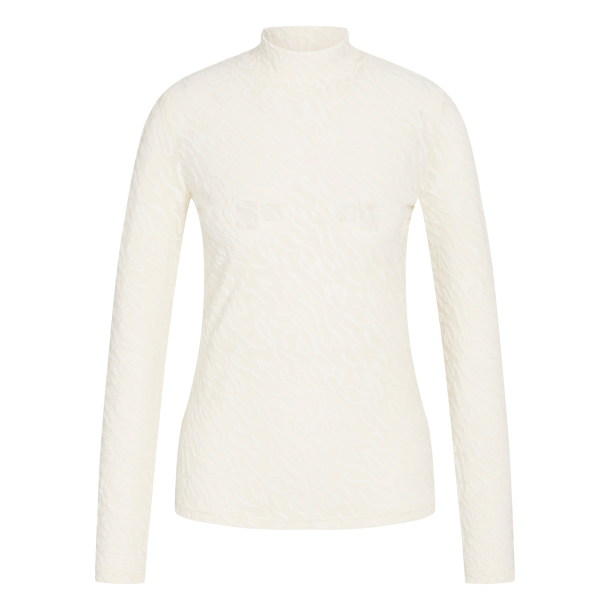 Rue de Femme Bluse - Roll Neck Blouse - Off White