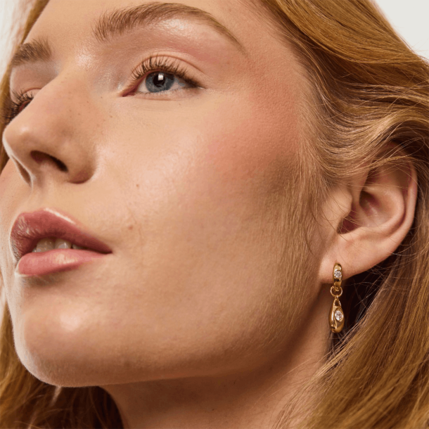 Sparv �reringe - Soft Honey Earrings - Forgyldt