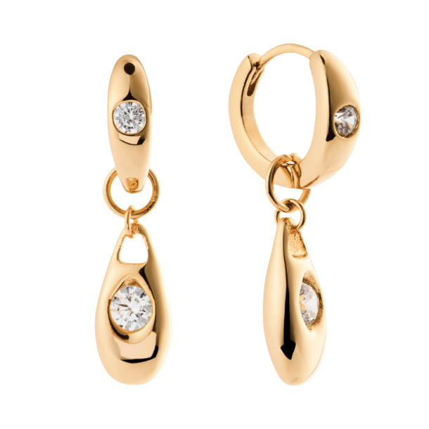 Sparv �reringe - Soft Honey Earrings - Forgyldt