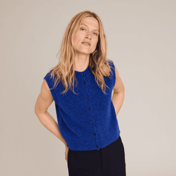 SibinLinnebjerg Vest - Solene - Palace Blue