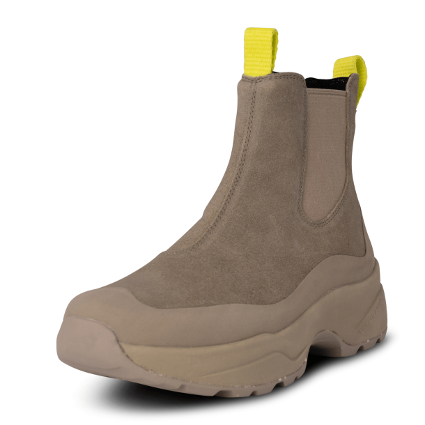 Woden Gummistvler - Solveig Suede Waterproof - Silver Mink