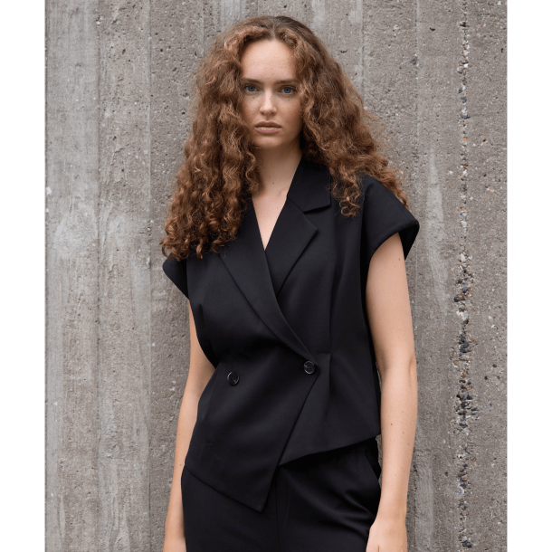 Rue de Femme Vest - RDFSolveig Vest - Black