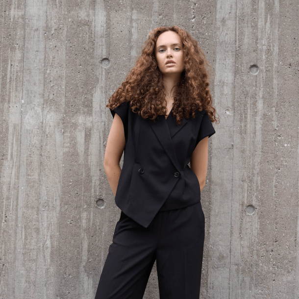 Rue de Femme Vest - RDFSolveig Vest - Black