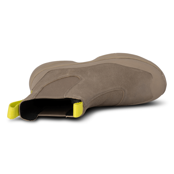 Woden Gummistvler - Solveig Suede Waterproof - Silver Mink