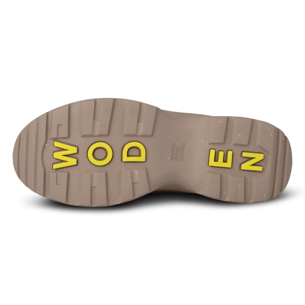 Woden Gummistvler - Solveig Suede Waterproof - Silver Mink