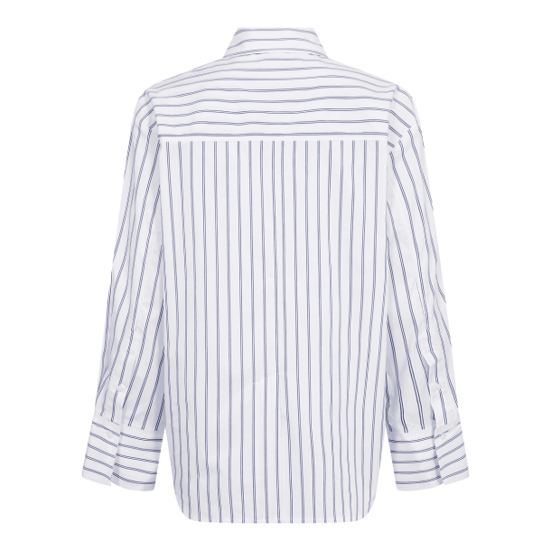 Co'couture Skjorte - SomoCC Stripe Shirt - White