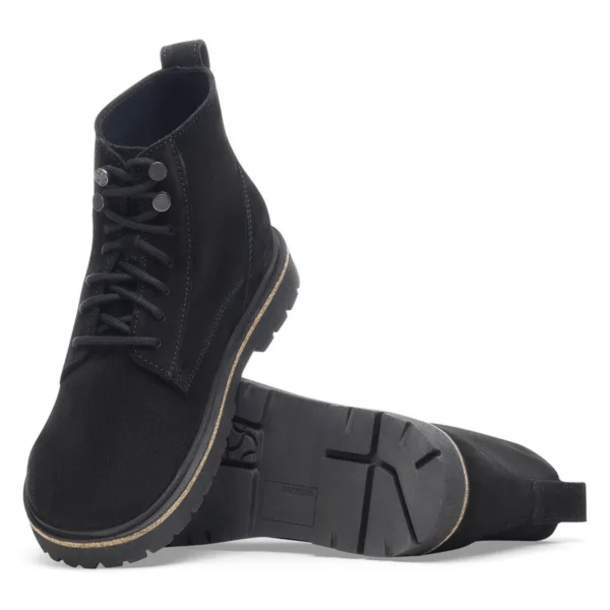 Birkenstock Stvler - Highwood Lace Suede - Black