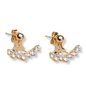 Sparv �reringe - Sparkles Earrings - Forgyldt