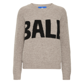 Ball Strik - BaStacy Rib Logo Pullover - Vintage Khaki